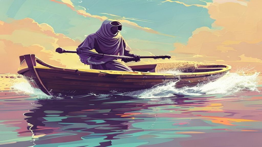 Ghost Rider in Water? Empty Aid Boat Pulls Off Ultimate 'Contactless Delivery' in Egypt!